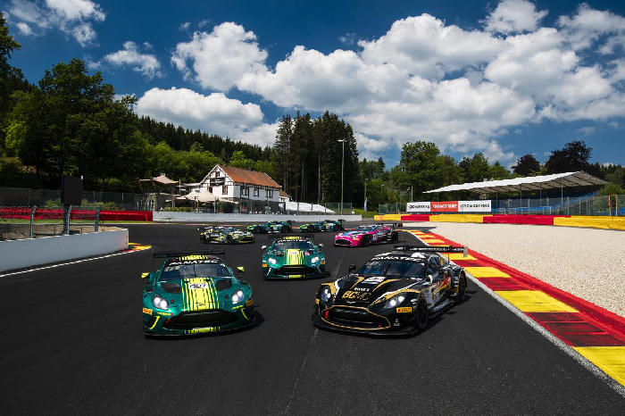 Seven Aston Martin Vantage GT3s entered for strongest ever assault on Crowdstrike 24 Hours of Spa