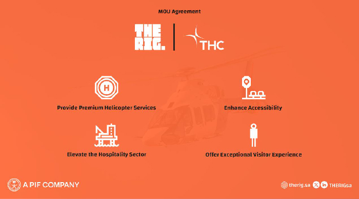 Oil Park Development Company (OPDC) and The Helicopter Company (THC) Forge Strategic Partnership to Enhance Visitor Transportation Services at THE RIG