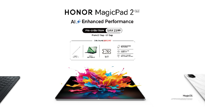 HONOR Announces the Pre-order of the Brand-New HONOR MagicPad 2 Powered by AI