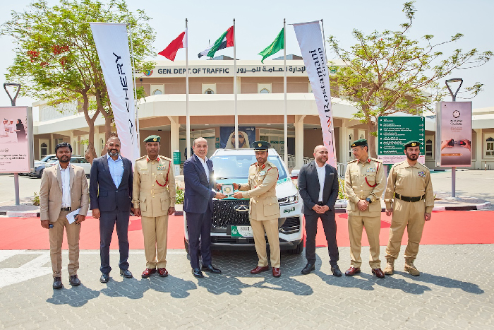 Dubai Police Adds New Chery TIGGO 8 Plug-in Hybrid Electric Vehicle (PHEV) to its Traffic Patrol Fleet