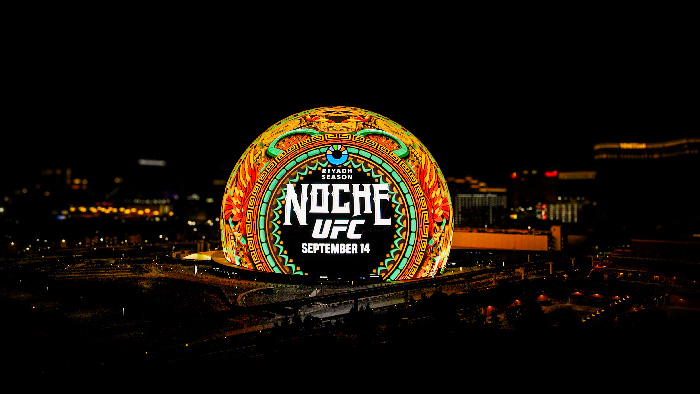 RIYADH SEASON AND UFC SET TO MAKE HISTORY THIS WEEKEND: RIYADH SEASON IS PROUD SPONSOR OF THE FIRST LIVE SPORTING EVENT AT SPHERE LAS VEGAS