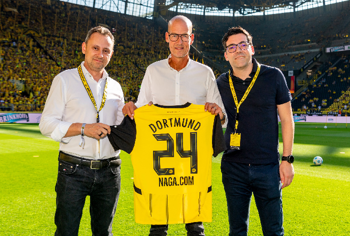 The NAGA Group enters sponsoring partnership with German Bundesliga football team Borussia Dortmund