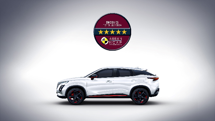 Total score 88.64！OMODA C5 Achieves Top Scores in ASEAN NCAP 5-Star Safety Rating, Establishing the New Safety Standard