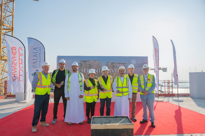 Palma Development announces key construction milestone at its AED 3 billion Serenia Living project