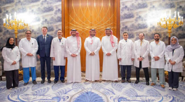 Royal Reception for Saudi Surgeons who performed the World 1st Full Robotic Heart Transplant Royal Reception for Saudi Surgeons who performed the World 1st Full Robotic Heart Transplant