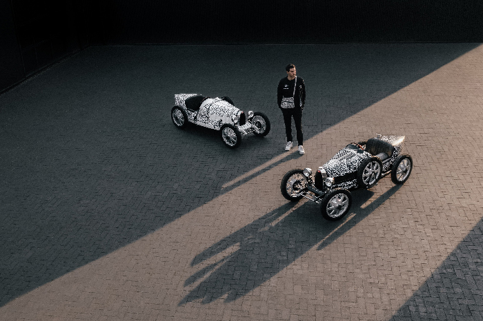 Hedley Studios collaborates with renowned artist Alex Alpert to create two exclusive Bugatti Baby II models