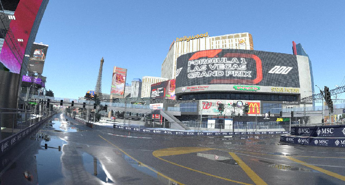 F1 Teams’ Digital Model of Las Vegas Circuit Unveiled