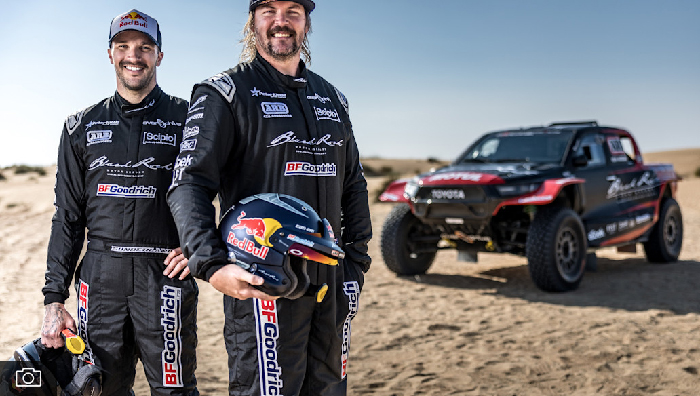 Bike Champions Price And Sunderland Swapped Two Wheels For Four At 2025 Dakar Rally