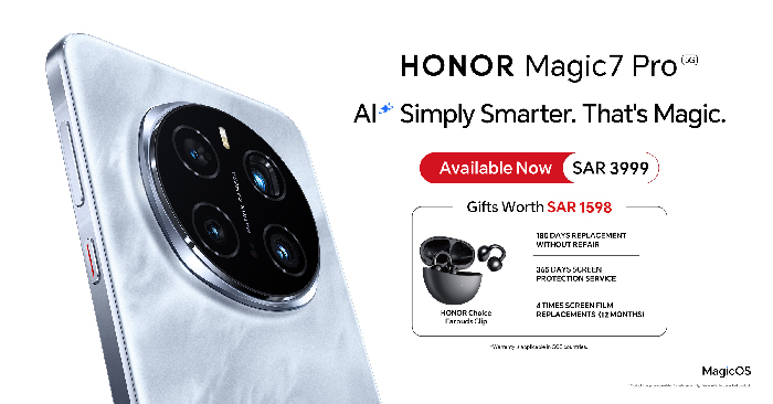 HONOR Announces the Official Availability of HONOR Magic7 Pro in KSA Market