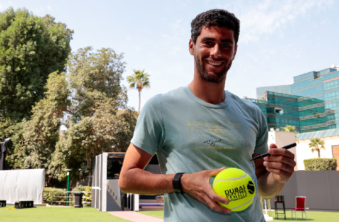 Arab Wildcard Set to Fulfil Childhood Dream at Dubai Duty Free Tennis Championships