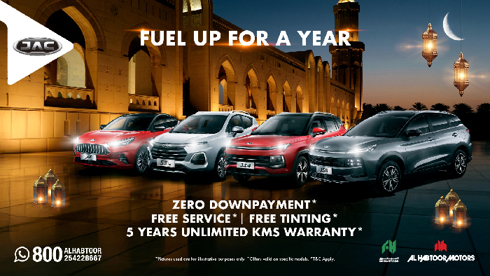 JAC Al Habtoor Motors celebrates Ramadan by giving away free fuel for a year