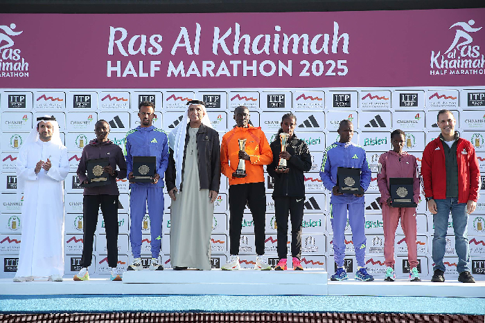 MATATA AND TAYE STAR AT 18TH RAS AL KHAIMAH HALF MARATHON