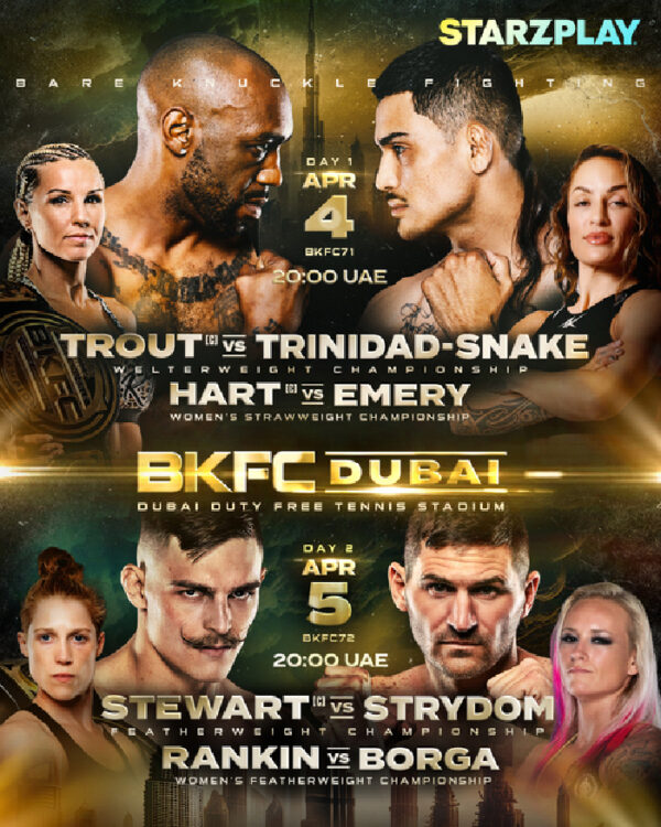 Bare Knuckle Fighting Championship Kicks Off in the Middle East for the First Time