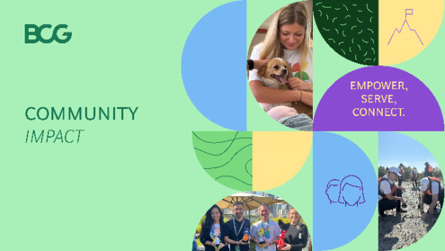 BCG Middle East Continues Community Impact Tradition with Region-Wide Service Program BCG Middle East Continues Community Impact Tradition with Region-Wide Service Program