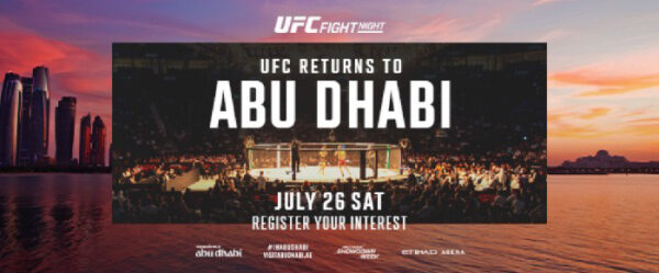 UFC RETURNS TO ABU DHABI FOR A THRILLING FIGHT NIGHT ON JULY 26
