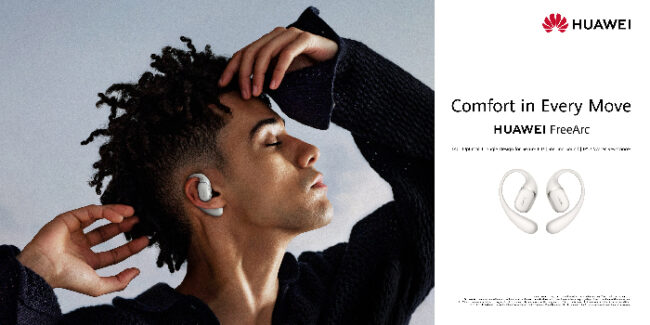 The HUAWEI FreeArc: Huawei’s First Open-Ear Earbuds with Earhooks Comes to Saudi Arabia