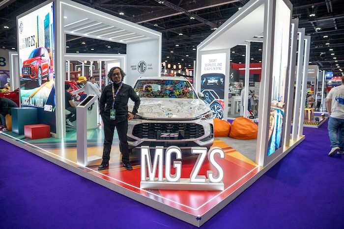 All-new MG ZS Transformed into a Manga-inspired Masterpiece at Middle East Film & Comic Con 2025