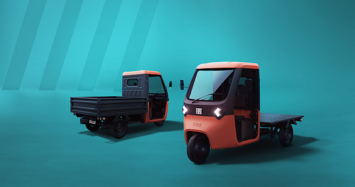 FIAT Professional sparks a micromobility revolution: TRIS is the first FIAT three-wheeled electric vehicle for sustainable B2B last mile delivery