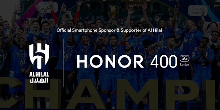HONOR Announces Its Sponsorship with Al Hilal Saudi Club as Official Smartphone Partner