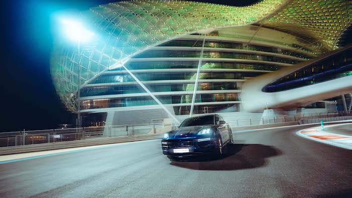 Porsche Cayenne Turbo GT sets first official production SUV lap record at Yas Marina Circuit