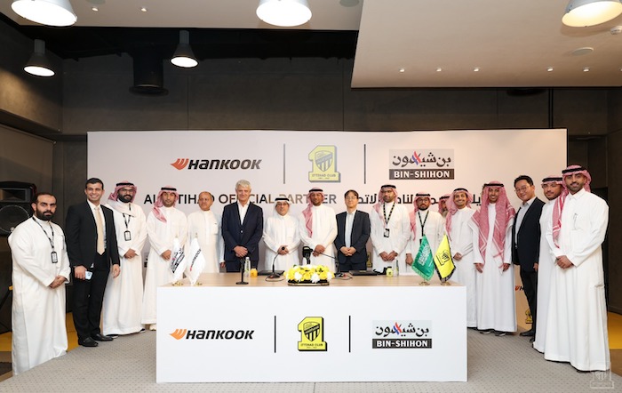 مجموعة بن شيهون الوكيل الحصري لإطارات هنكوك٠٠  شريكا رسمياً لنادي الاتحاد الرياضي
